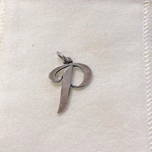 James Avery Large Script “P” Charm